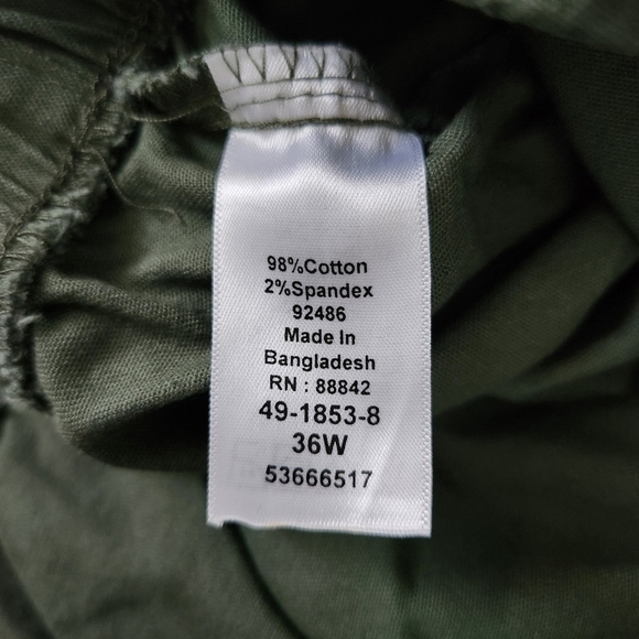 Women Within Pull on easy pants. Olive Green. Size 36W. New without tags. - Picture 5 of 6